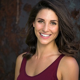 Lady shows off gorgeous smile